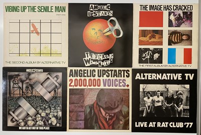 Lot 123 - CLASSIC UK & USA PUNK LPS - ANGELIC UPSTARTS, ALTERNATIVE TV, ANGST