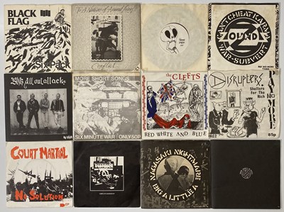 Lot 117 - PUNK SINGLES PACK INC. 11 X CRASS LABEL RECORDS.