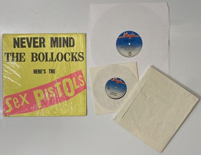Lot 124 - SEX PISTOLS - 'NEVER MIND THE BOLLOCKS..' LP - UK 1977 WITH POSTER + 7" STILL IN SHRINK!