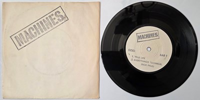 Lot 167 - MACHINES - 'TRUE LIFE' 7" EP - UK 1978, 1ST PRESSING ON WAX RECORDS