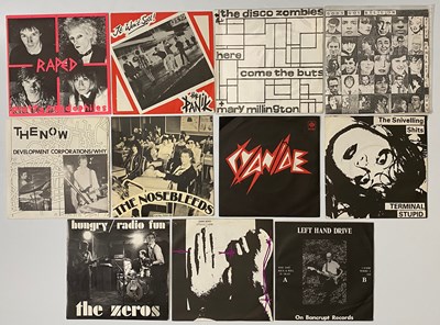 Lot 168 - CLASSIC PUNK, POWER POP & METAL 7" PACK - THE PANIK, THE NOW, SNIVELLING SHITS + MORE