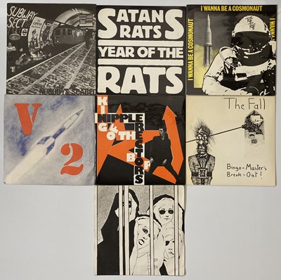 Lot 184 - CLASSIC PUNK, POST-PUNK 7" PACK - SUBWAY SECT, THE FALL, SATANS RATS + MORE