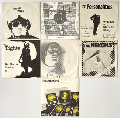 Lot 186 - PUNK & POST-PUNK 7" PACK - SWELL MAPS, TV PERSONALITIES, THE TIGHTS + MORE