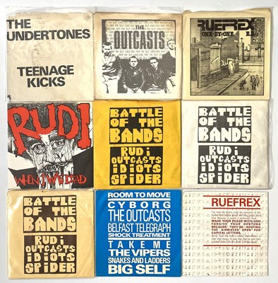 Lot 175 - PUNK - GOOD VIBRATIONS RECORDS - IRISH PUNK - 7" SINGLE PACK
