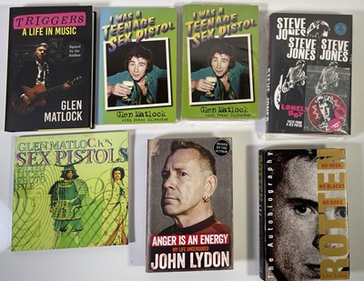 Lot 489 - SEX PISTOLS - SIGNED BOOKS.