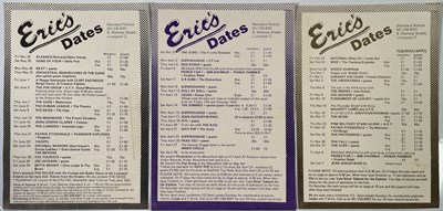 Lot 281 - ERIC'S LIVERPOOL - HANDBILLS INC THE CURE/THE CRAMPS.