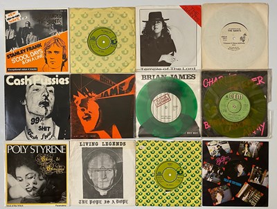 Lot 181 - PUNK - NEW WAVE - 7" SINGLE PACK - THE SAINTS, CASH PUSSIES, BRIAN JAMES