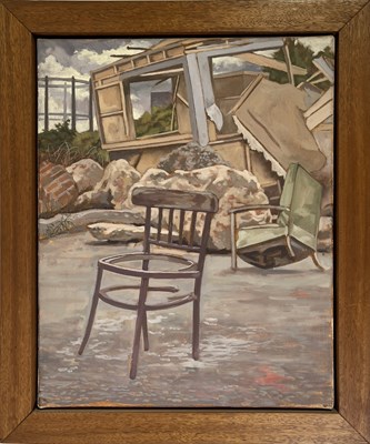 Lot 420 - THE CLASH - AN ORIGINAL PAINTING BY PAUL SIMONON.