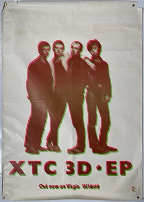 Lot 317 - XTC - ORIGINAL 3D PROMOTIONAL POSTER.