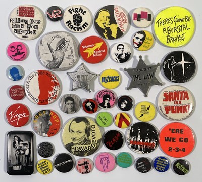 Lot 273 - PUNK BADGE COLLECTION.