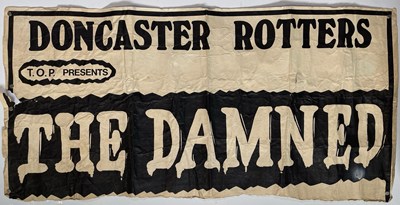Lot 324 - THE DAMNED - ORIGINAL DONCASTER ROTTERS CONCERT POSTER.