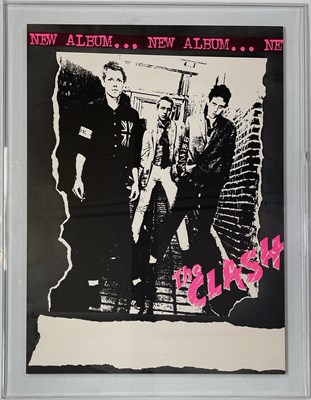 Lot 424 - THE CLASH - ORIGINAL DEBUT LP POSTER.