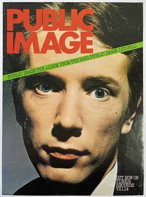 Lot 497 - PUBLIC IMAGE LIMITED - ORIGINAL PROMOTIONAL POSTER FOR THE DEBUT ALBUM.
