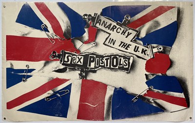 Lot 503 - SEX PISTOLS - ORIGINAL ANARCHY POSTER.