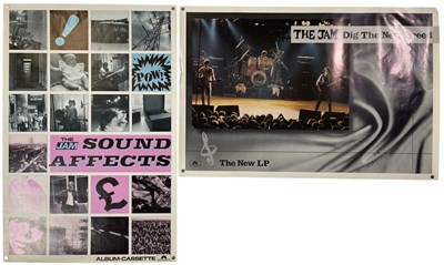 Lot 363 - THE JAM - ORIGINAL 'SOUND AFFECTS' PROMO POSTER.
