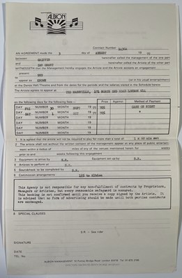 Lot 397 - 999 - ORIGINAL 1977 CONTRACT.