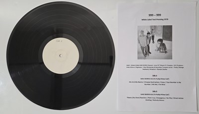 Lot 243 - 999 - 999 LP (WHITE LABEL TEST PRESSING - UAG 30199)