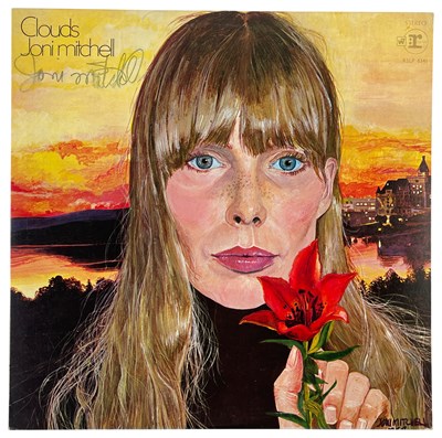 Lot 180 - JONI MITCHELL - SIGNED COPY OF 'CLOUDS'.