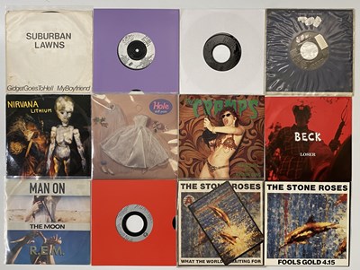Lot 634 - UK BRITPOP AND USA PUNK GRUNGE 7" SINGLES