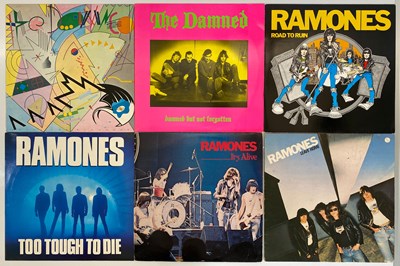 Lot 647 - CLASSIC UK PUNK LPS X 32 INC DAMNED, RAMONES, STRANGLERS.