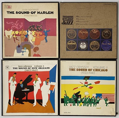 Lot 736 - LARGE SWING JAZZ BLUES NEW ORLEANS COMPS COLLECTION - O'KEH, NEW WORLD, ATLANTIC