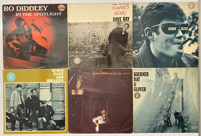 Lot 695 - BLUEGRASS - FOLK - BLUES - COUNTRY - LP, 7" & 10" SINGLE COLLECTION - BOB DYLAN, JOHN KOERNER