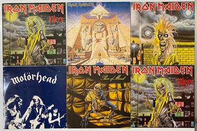 Lot 743 - CLASSIC ROCK, HARD-ROCK, POP, PROG LPS - IRON MAIDEN IMPORTS, RARE MOTORHEAD + MORE