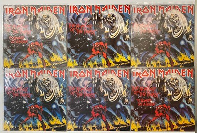 Lot 746 - INTERNATIONAL PRESS IRON MAIDEN - 'THE NUMBER OF THE BEAST', 'PIECE OF MIND', 'POWERSLAVE'