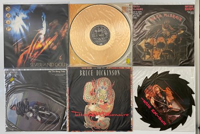 Lot 747 - IRON MAIDEN SOLO & RELATED 12", PICTURE-DISC AND SHAPED SINGLES
