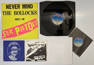 Lot 705 - SEX PISTOLS - LP AND 7" SINGLE PACK