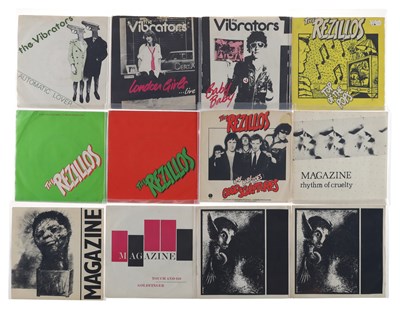 Lot 662 - PUNK, POST PUNK 7" SINGLES AND SEX PISTOLS BOXSET - THE VIBRATORS, THE REZILLOS