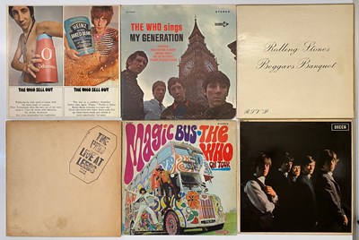 Lot 756 - ORIGINAL AND EARLY PRESS ROLLING STONES & THE WHO, UK AND USA LABELS