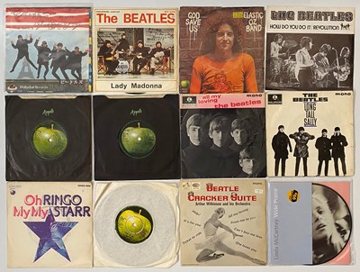 Lot 871 - BEATLES AND RELATED 7" COLLECTION INCLUDING UK AND OVERSEAS PRESSINGS