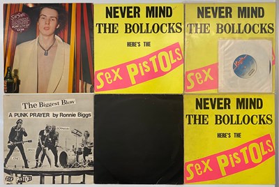 Lot 768 - SEX PISTOLS LP AND 12" PACK W/ ORIGINAL 'NEVERMIND THE BOLLOCKS' + 7" AND MORE