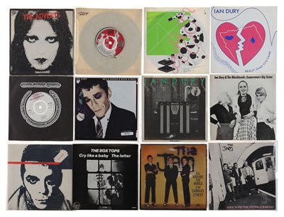 Lot 877 - STIFF RECORDS, PUNK, POST PUNK, NEW WAVE 7" COLLECTION THE ADVERTS, IAN DURY
