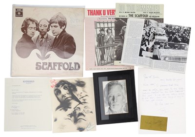 Lot 298 - THE BEATLES - RELATED AUTOGRAPHS INC ALF BICKNALL / TONY SHERIDAN.
