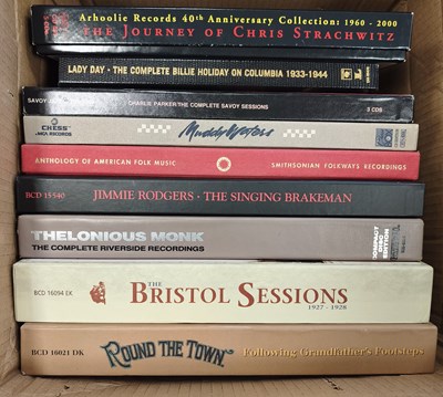Lot 27 - JAZZ, BLUES, AND RELATED LP-SIZE CD BOXSET COLLECTION