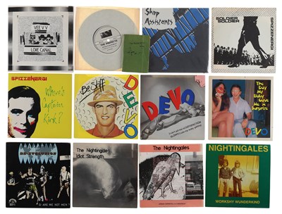 Lot 886 - INDIE, NEW WAVE, POST PUNK 7" COLLECTION VEE V V, THE PREFECTS