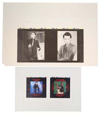 Lot 417 - GARY NUMAN - PROOF SLEEVE DESIGNS INC ONE SIGNED.