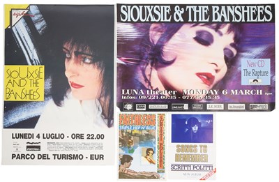 Lot 419 - PUNK - SIOUXSIE AND THE BANSHEES POSTERS.