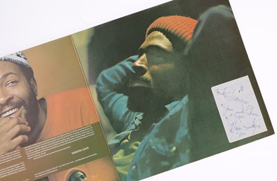 Lot 214 - MARVIN GAYE - LP WITH SIGNATURE.