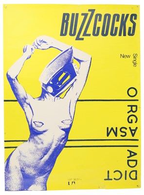 Lot 427 - BUZZCOCKS - ORGASM ADDICT PROMO POSTER.