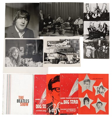 Lot 301 - THE BEATLES - PHOTOGRAPHS AND PROGRAMME.