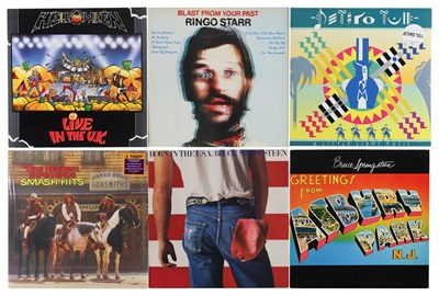 Lot 1002 - ROCK - PROG - POP - HARD ROCK - LP COLLECTION - JETHRO TULL, BRUCE SPRINGSTEEN, HENDRIX