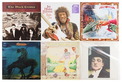 Lot 1003 - ROCK - POP - PROG - HARD ROCK - LP COLLECTION - FACES, HENDRIX, THE BLACK CROWES