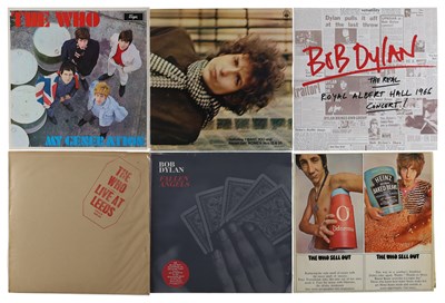 Lot 1009 - BOB DYLAN - THE WHO - LP COLLECTION OF ORIGINALS, BOX SETS AND REPRESSES