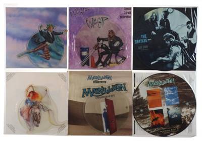 Lot 1078 - ROCK - PICTURE DISCS / 7" COLLECTION