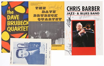 Lot 218 - JAZZ - PROGRAMMES INC SOME FROM CHARLIE WATTS COLLECTION - SOME SIGNED.
