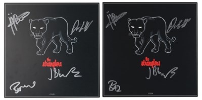 Lot 429 - PUNK - STRANGLERS - TWO FULLY SIGNED CARDS.