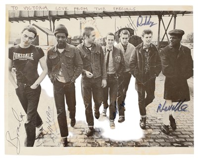 Lot 221 - THE SPECIALS - FULLY SIGNED PHOTO.